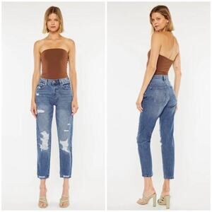 KanCan Blue Straight Leg Jeans